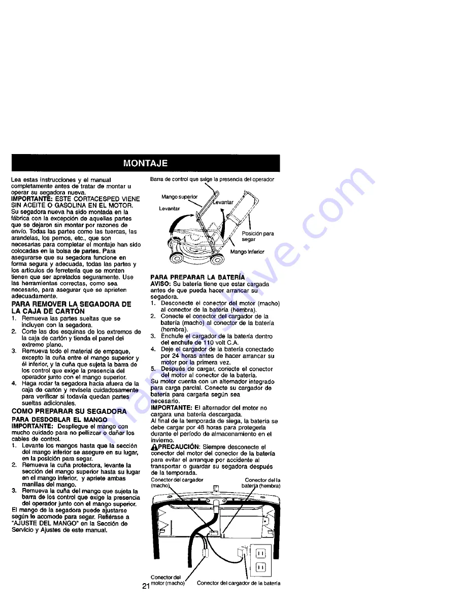 Craftsman 917.378430 Owner'S Manual Download Page 21