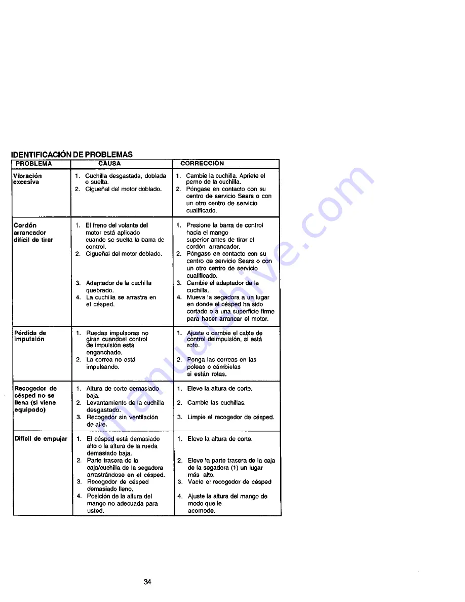 Craftsman 917.378430 Owner'S Manual Download Page 34