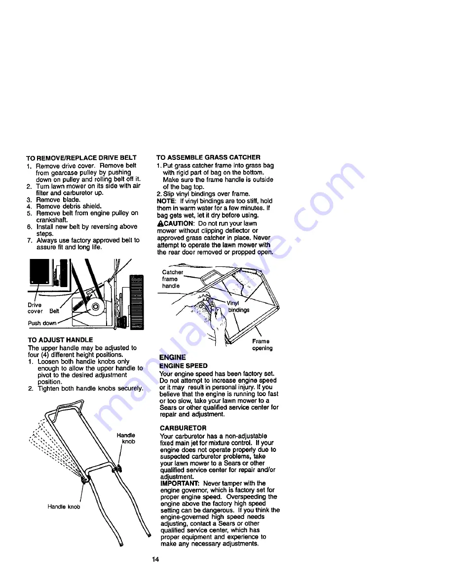 Craftsman 917.378431 Скачать руководство пользователя страница 14