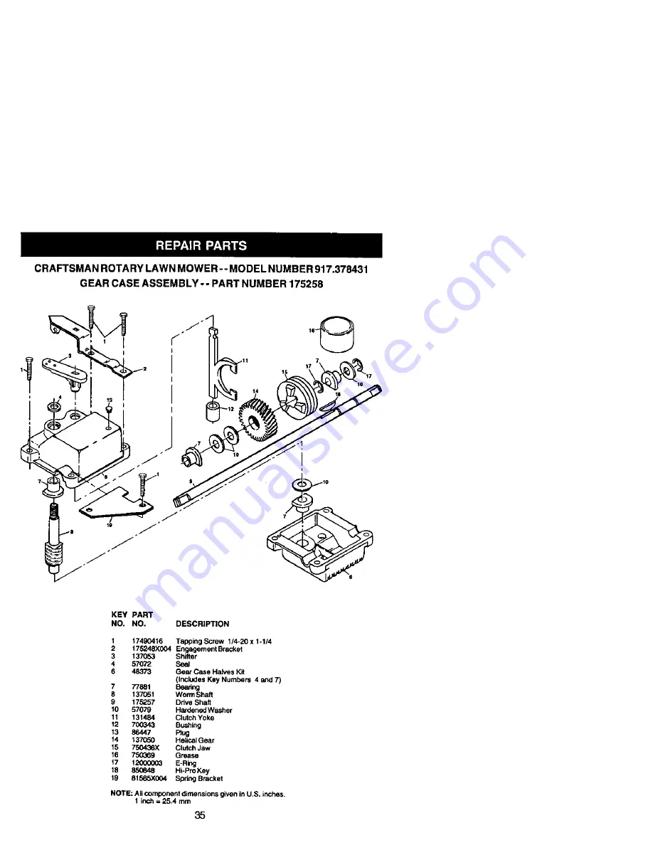 Craftsman 917.378431 Скачать руководство пользователя страница 35