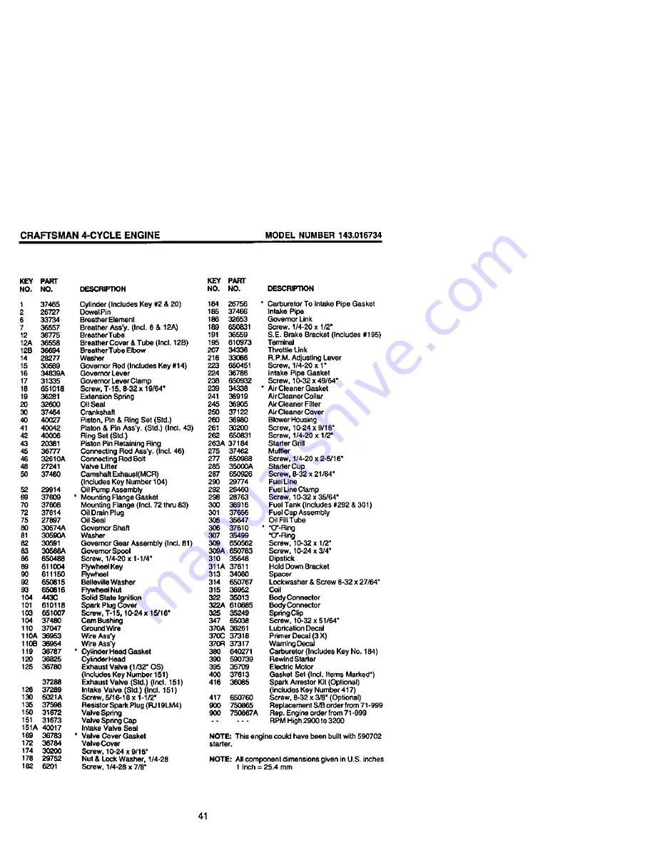 Craftsman 917.378431 Owner'S Manual Download Page 41