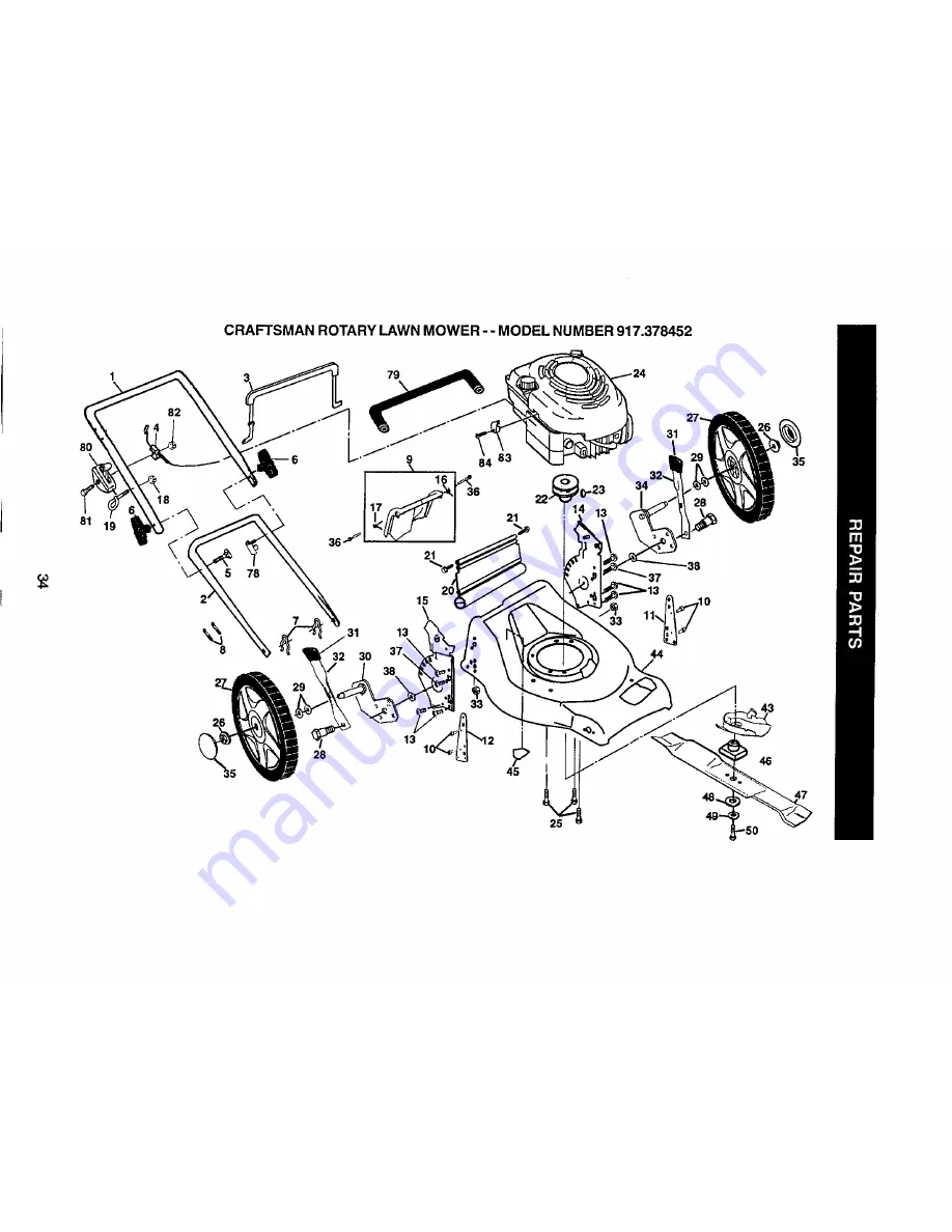 Craftsman 917.378452 Скачать руководство пользователя страница 34