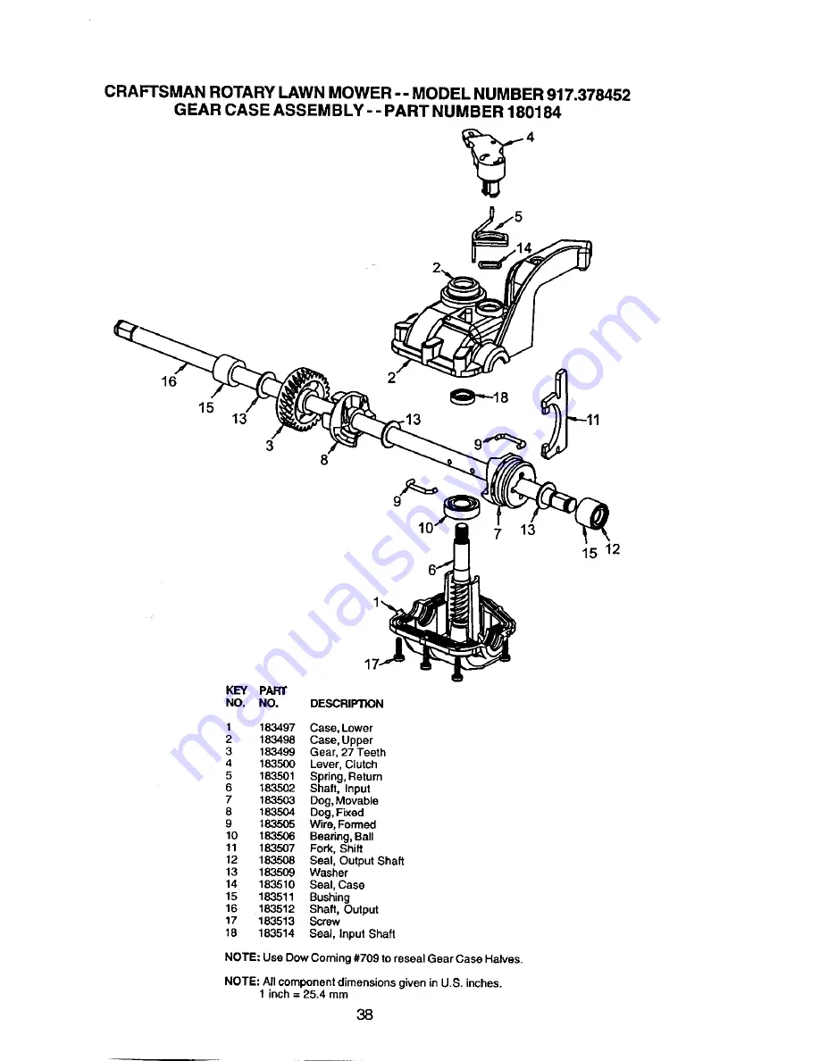 Craftsman 917.378452 Скачать руководство пользователя страница 38