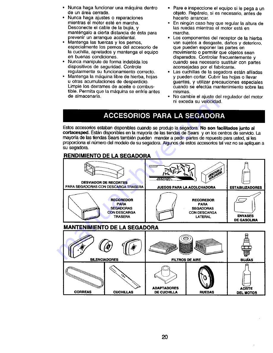 Craftsman 917.378460 Owner'S Manual Download Page 20