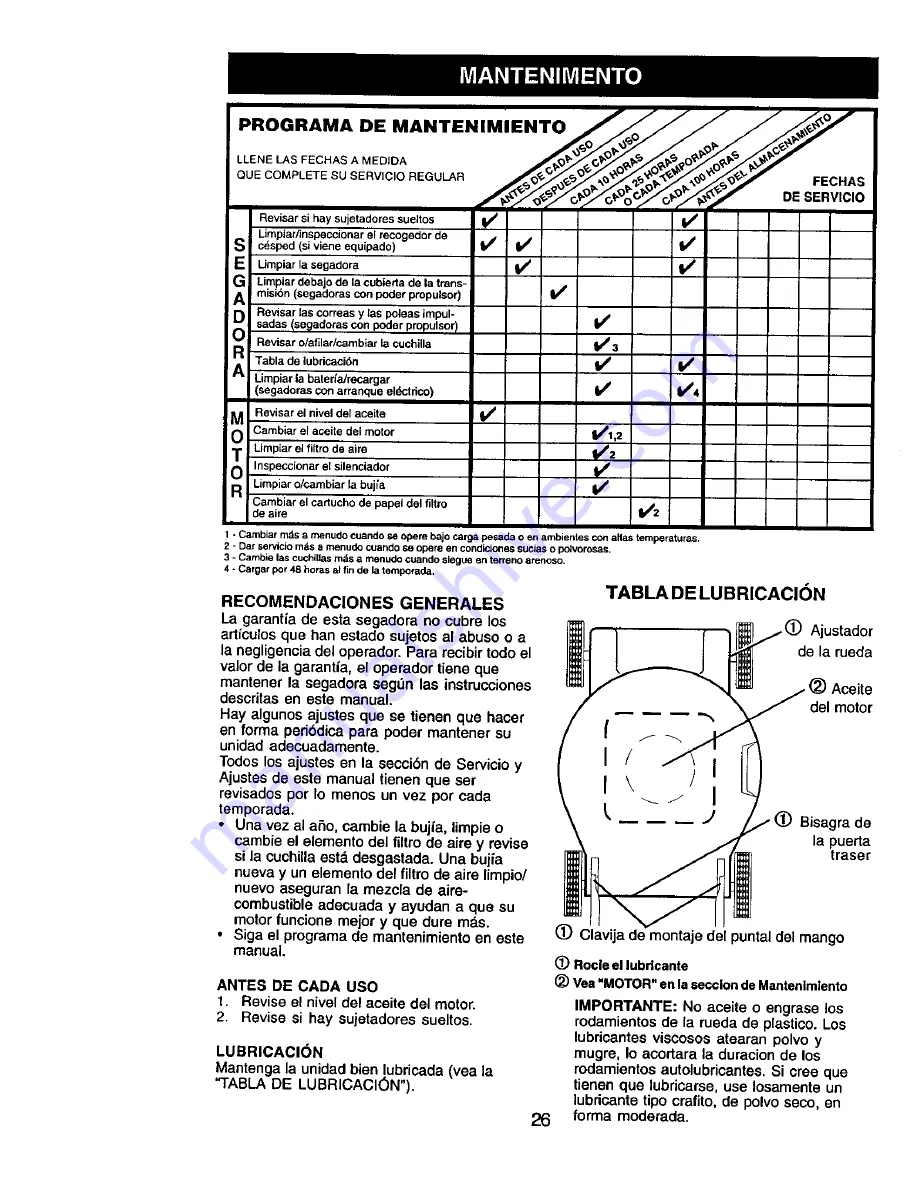 Craftsman 917.378460 Owner'S Manual Download Page 26