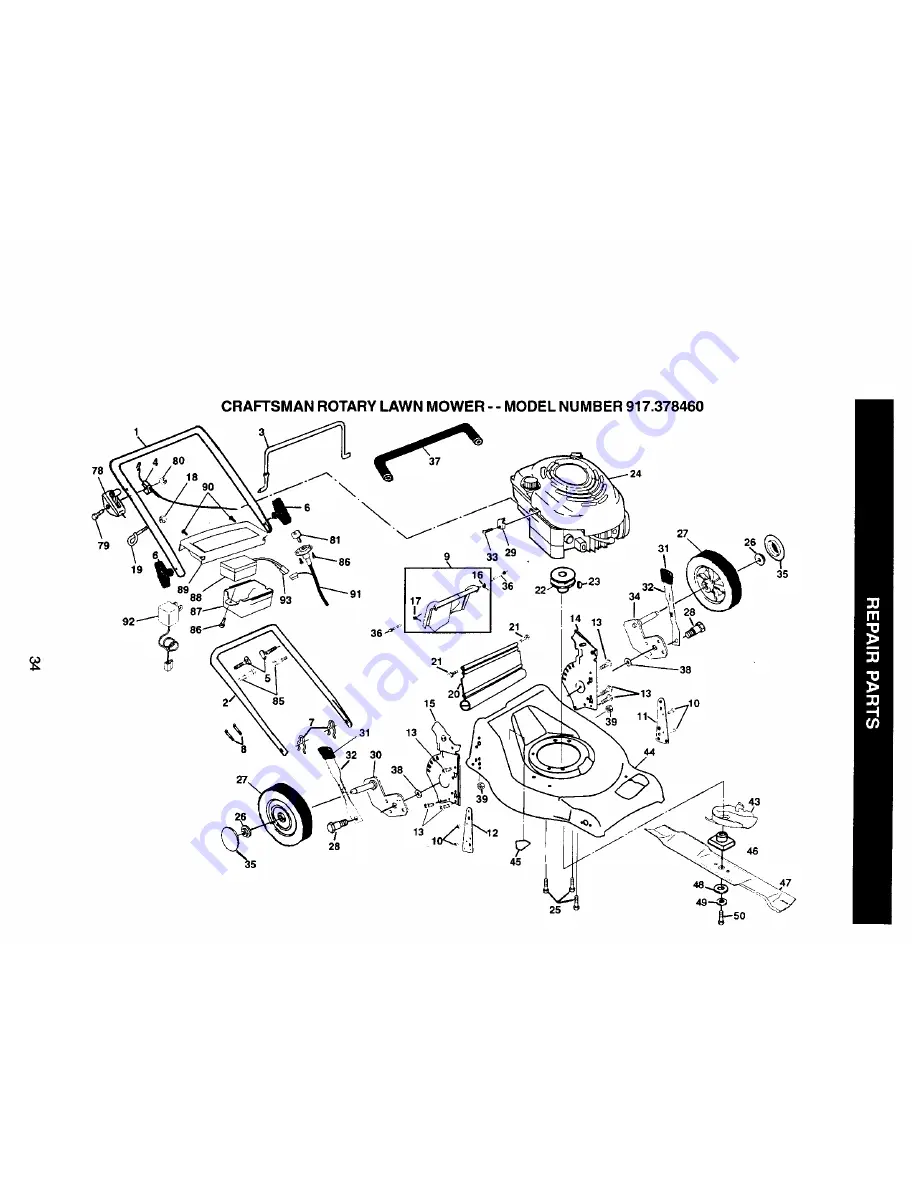 Craftsman 917.378460 Owner'S Manual Download Page 34