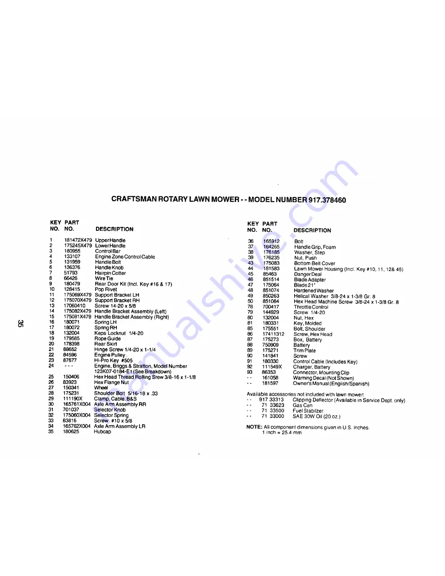 Craftsman 917.378460 Owner'S Manual Download Page 35