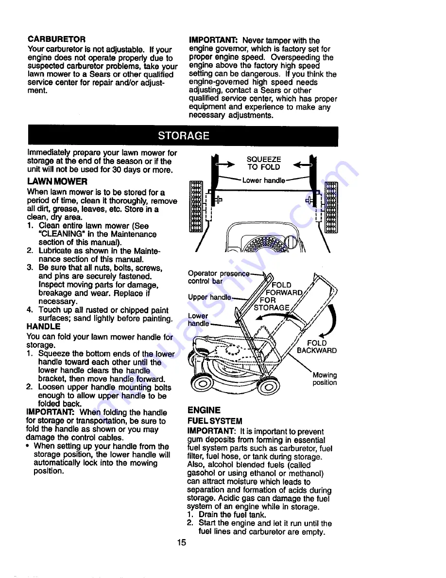 Craftsman 917.378470 Owner'S Manual Download Page 15