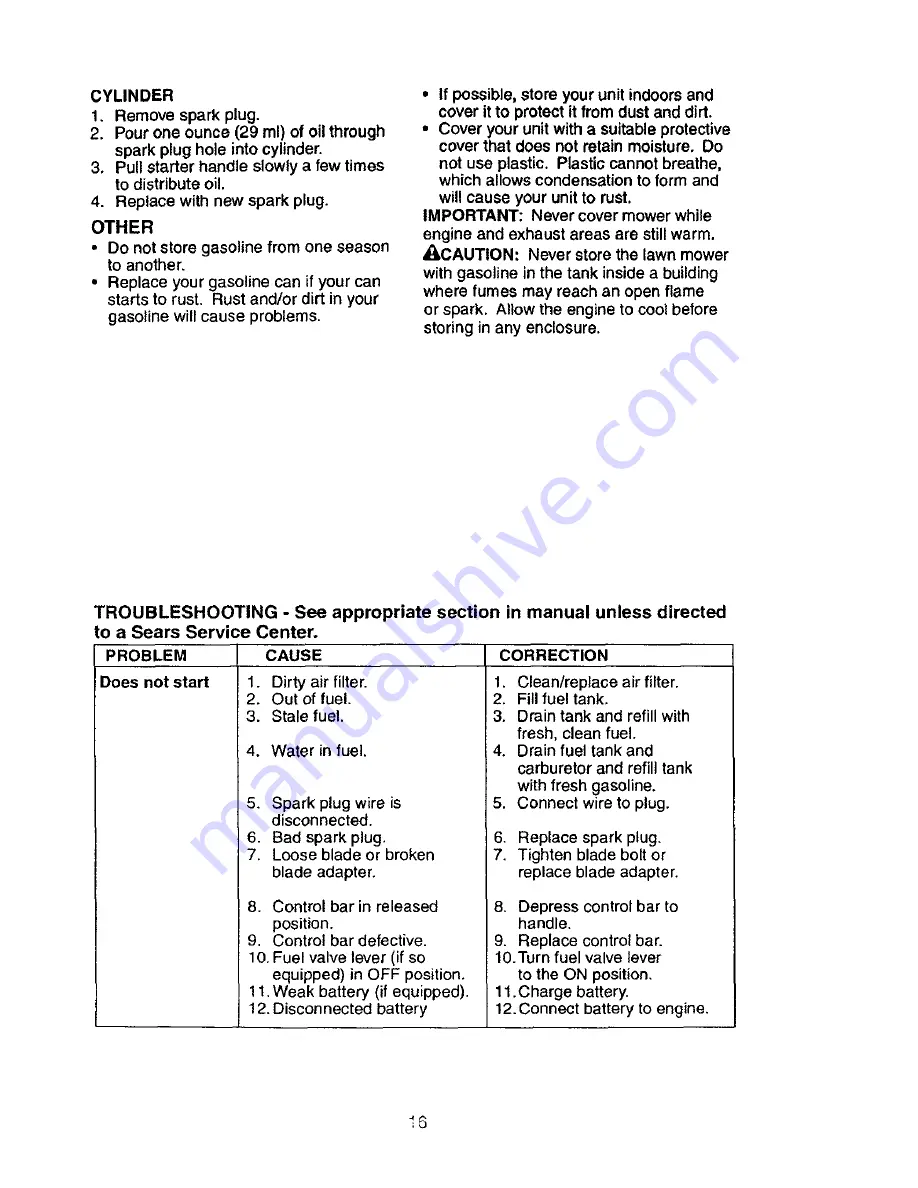 Craftsman 917.378480 Owner'S Manual Download Page 16