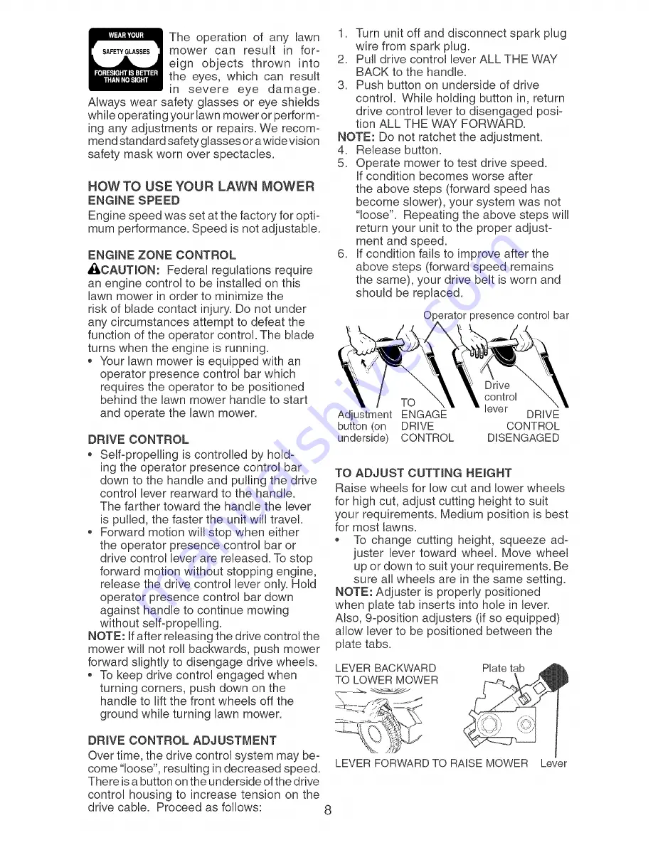 Craftsman 917.378501 Owner'S Manual Download Page 8