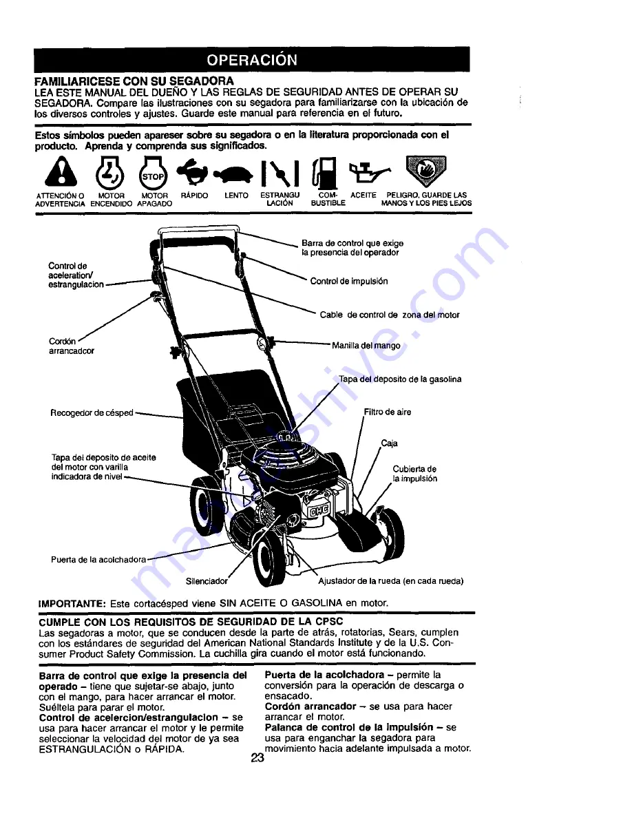 Craftsman 917.378800 Скачать руководство пользователя страница 23