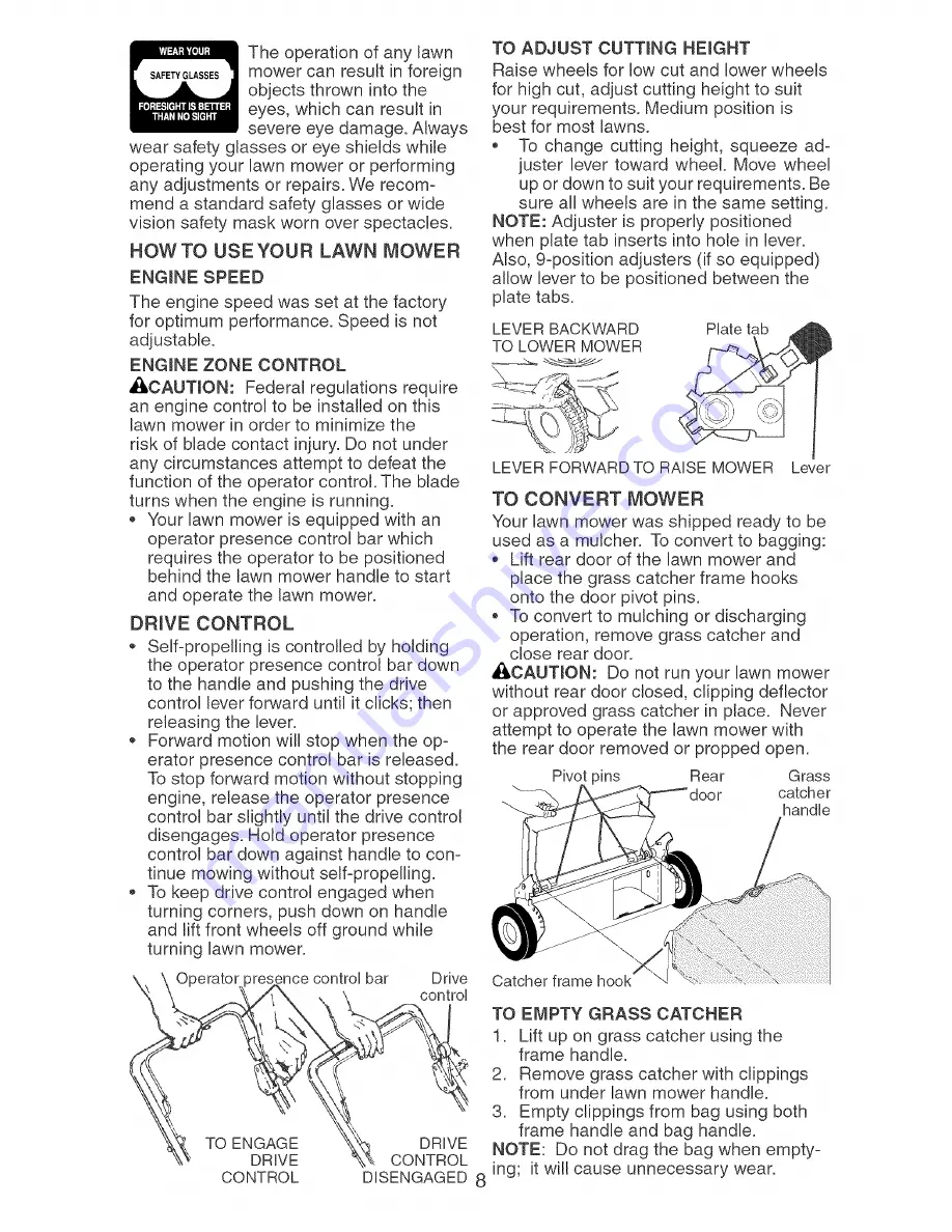 Craftsman 917.378870 Owner'S Manual Download Page 8