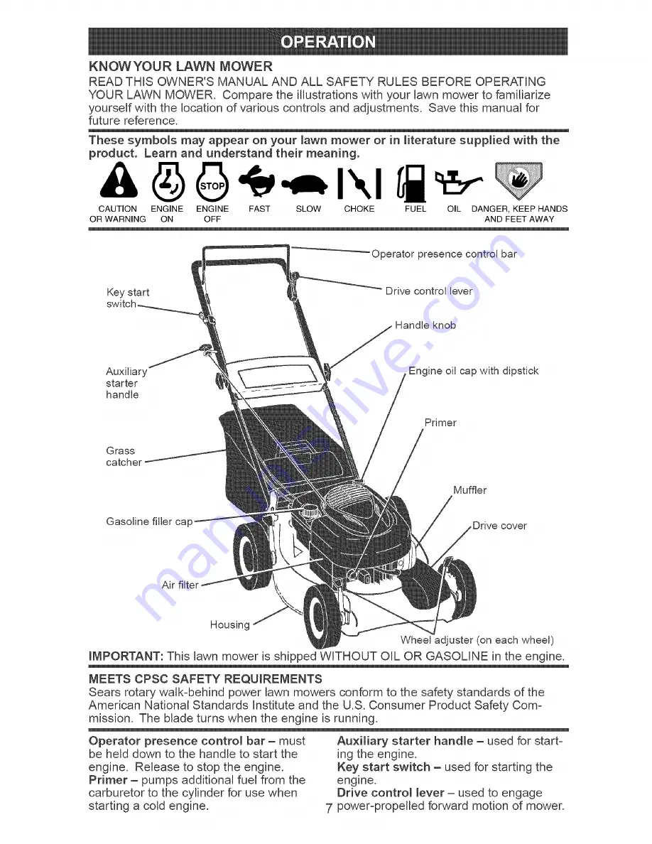 Craftsman 917.378890 Owner'S Manual Download Page 7