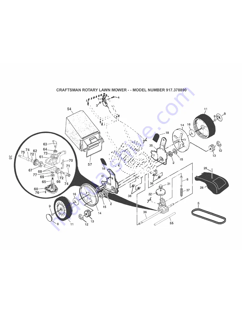 Craftsman 917.378890 Owner'S Manual Download Page 38