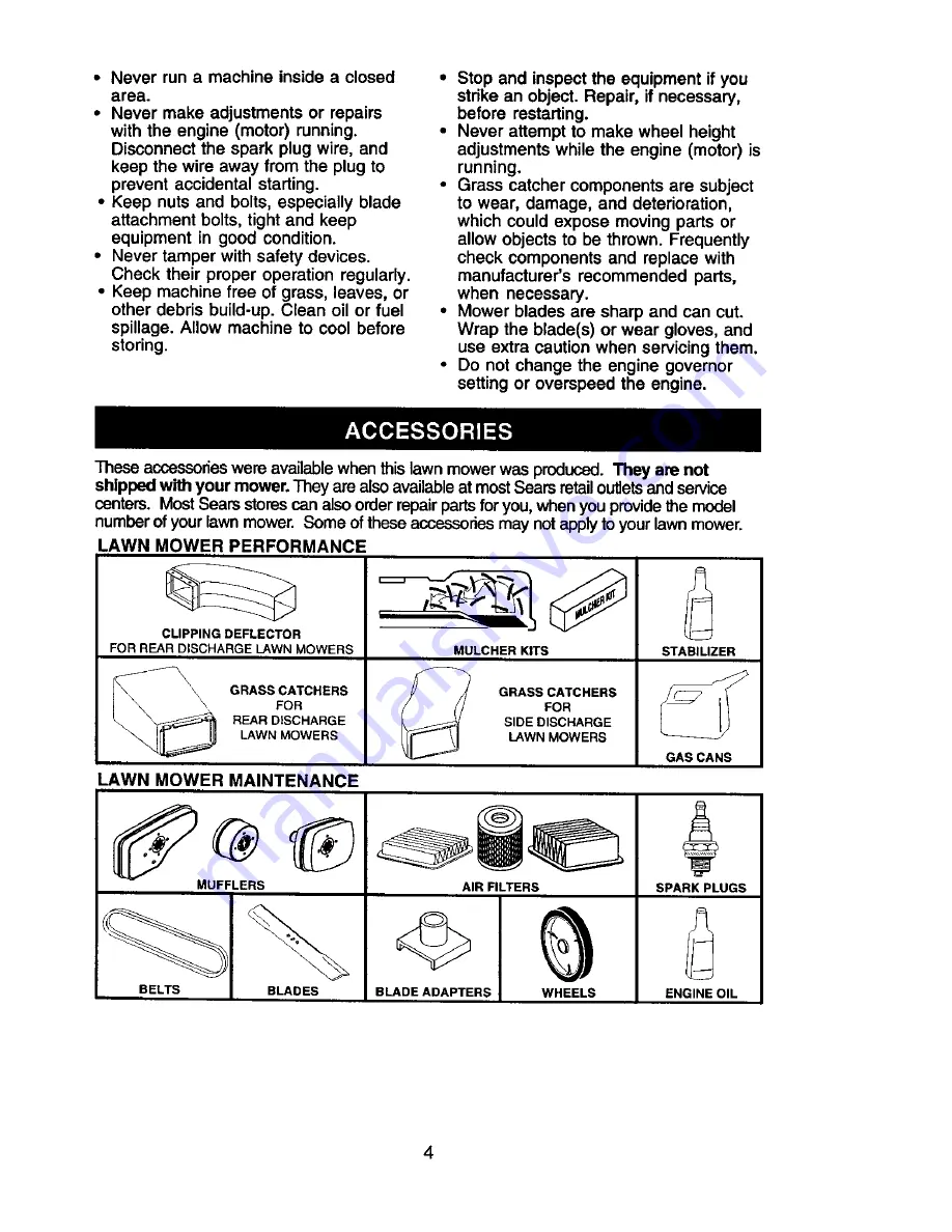 Craftsman 917.378900 Owner'S Manual Download Page 4