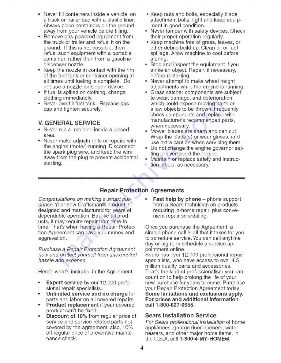 Craftsman 917.378932 Owner'S Manual Download Page 4