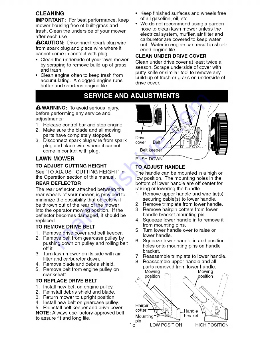 Craftsman 917.378934 Owner'S Manual Download Page 15