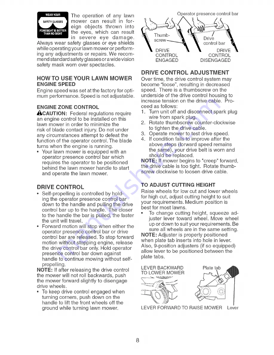 Craftsman 917.378960 Owner'S Manual Download Page 8