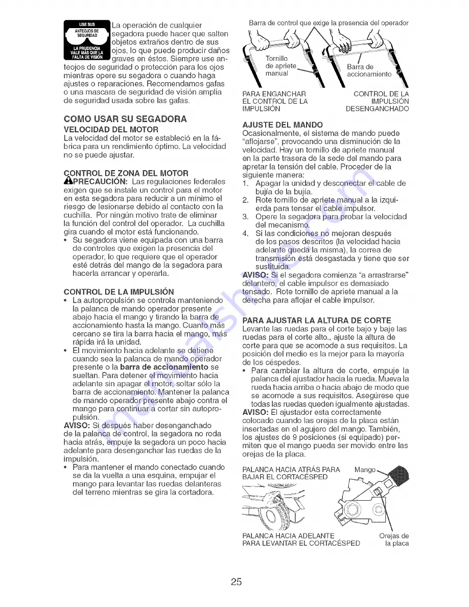 Craftsman 917.378960 Owner'S Manual Download Page 25