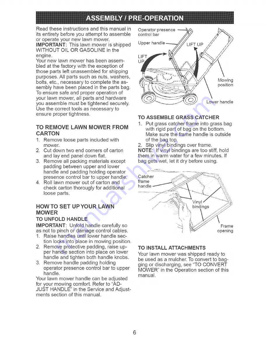 Craftsman 917.378990 Owner'S Manual Download Page 6