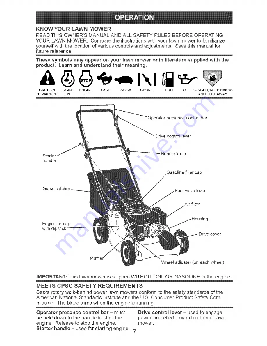 Craftsman 917.378990 Owner'S Manual Download Page 7