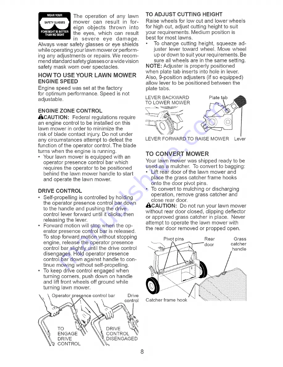 Craftsman 917.378990 Owner'S Manual Download Page 8