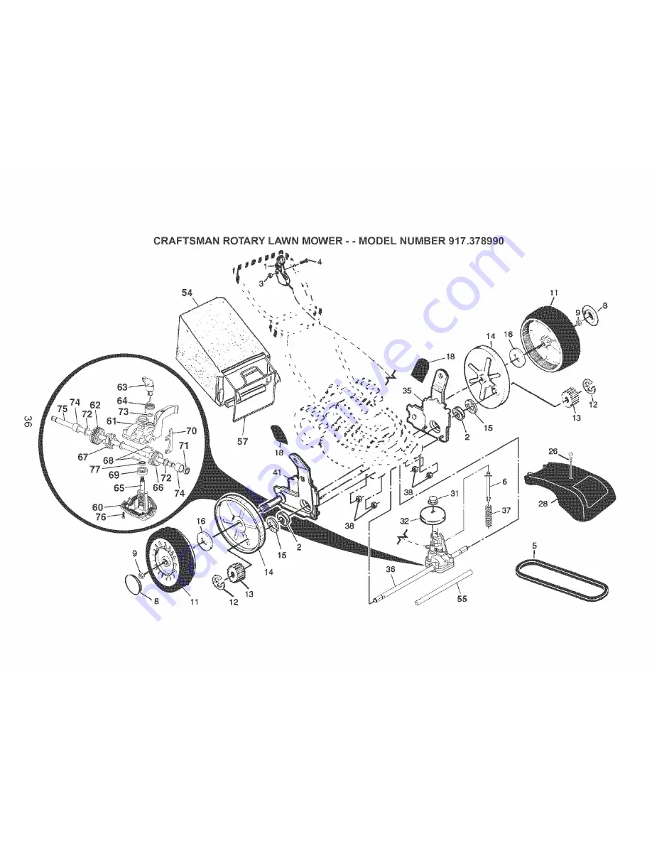 Craftsman 917.378990 Owner'S Manual Download Page 36