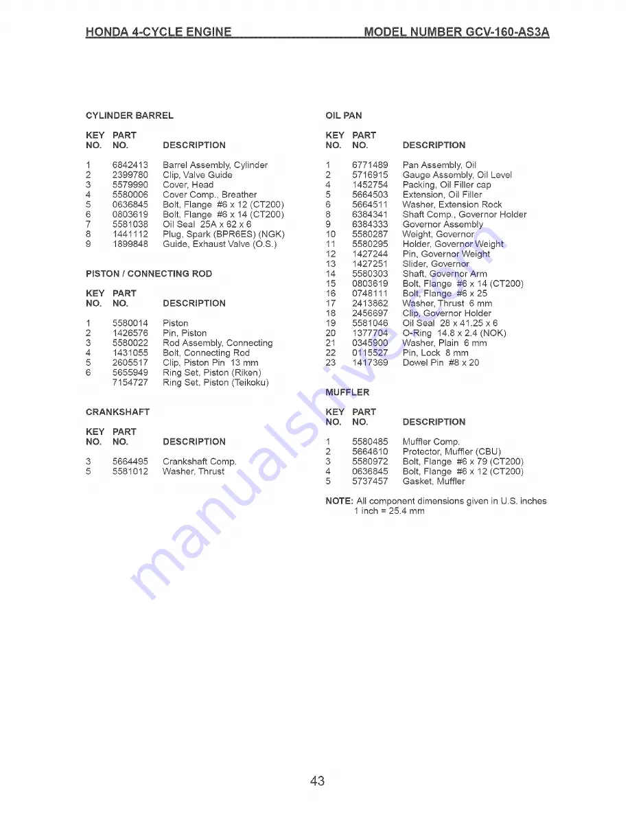 Craftsman 917.378990 Owner'S Manual Download Page 43