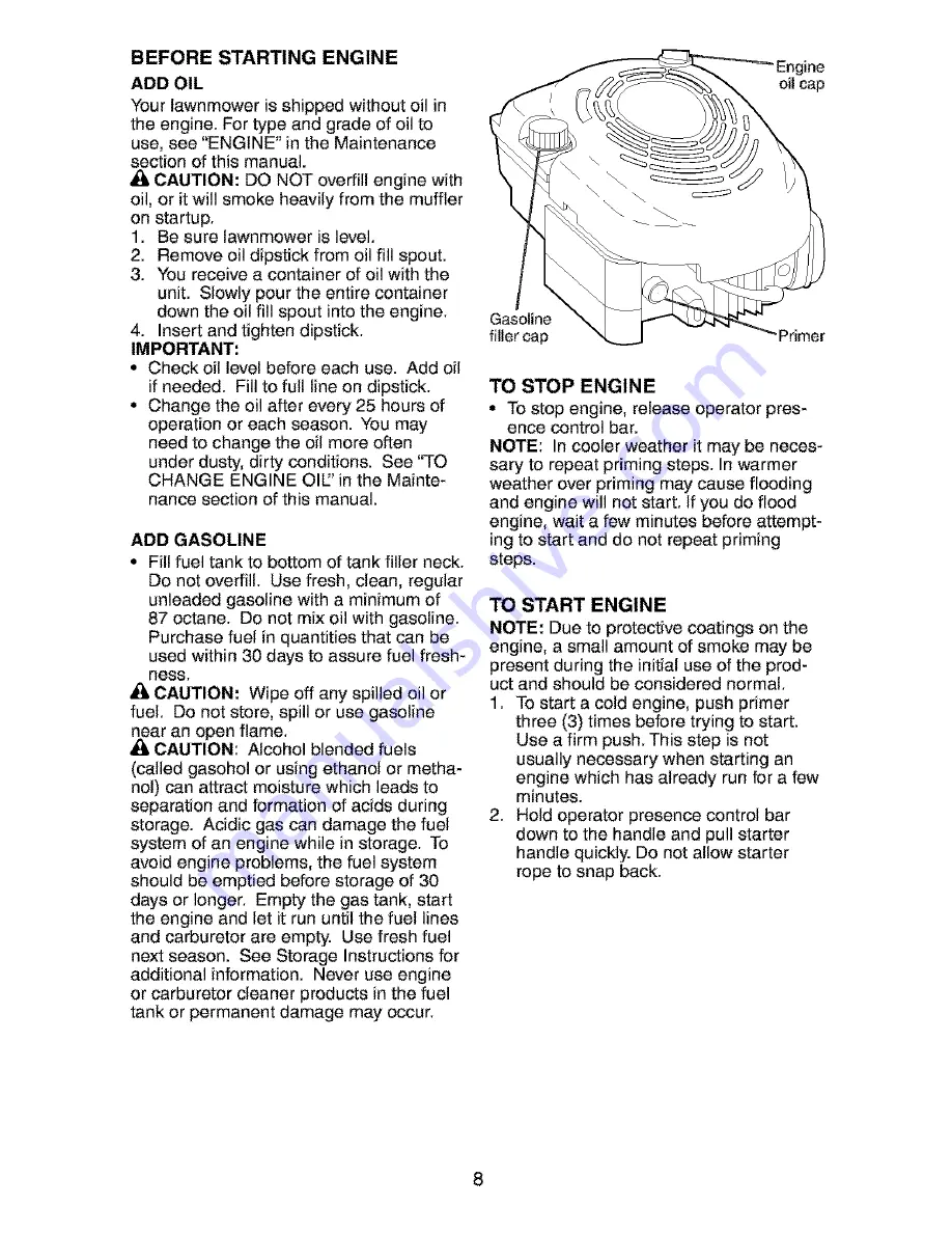 Craftsman 917.379070 Owner'S Manual Download Page 8