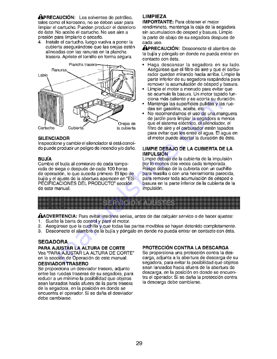 Craftsman 917.379070 Owner'S Manual Download Page 29