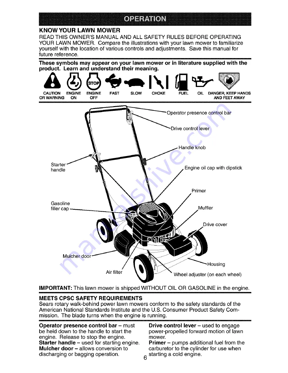 Craftsman 917.379090 Скачать руководство пользователя страница 6