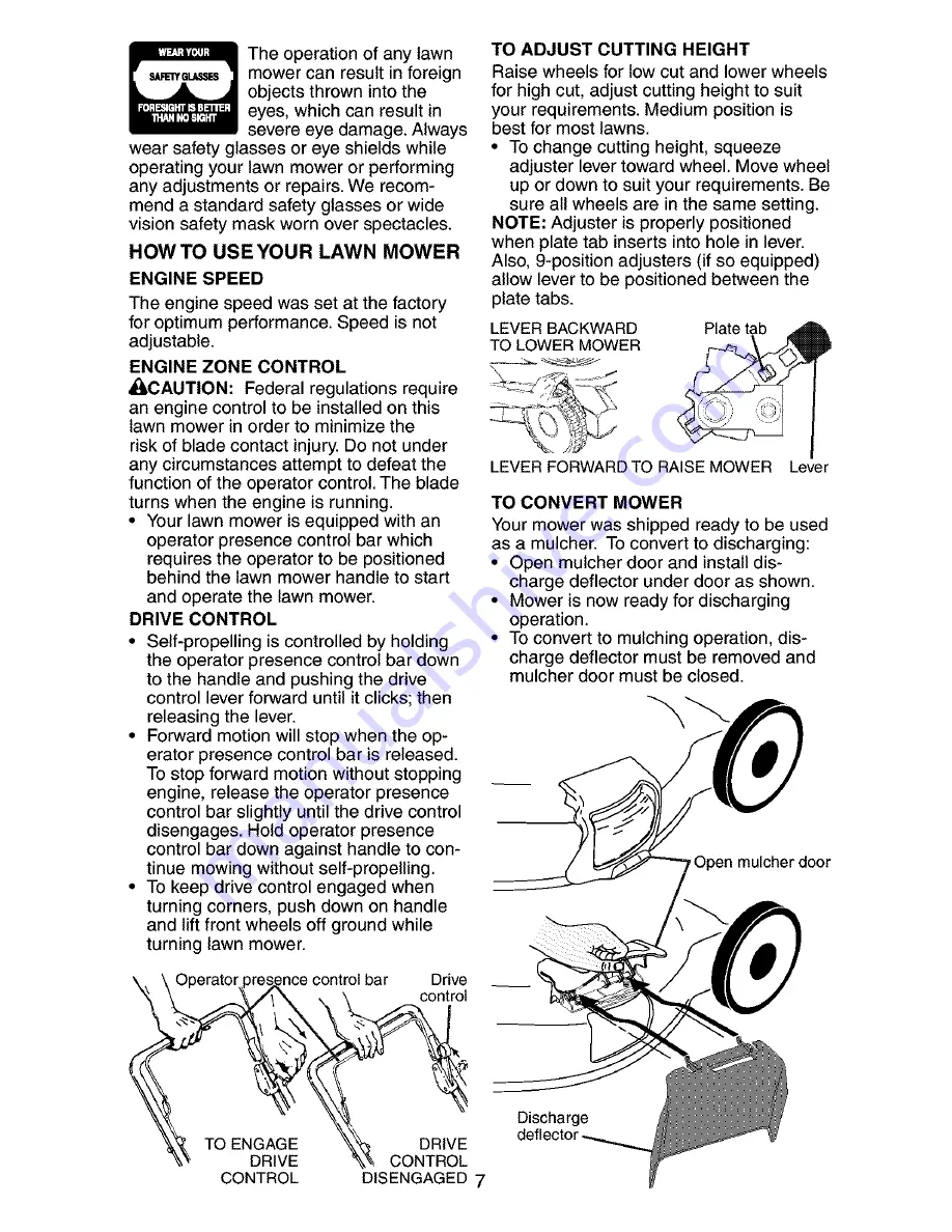 Craftsman 917.379090 Owner'S Manual Download Page 7