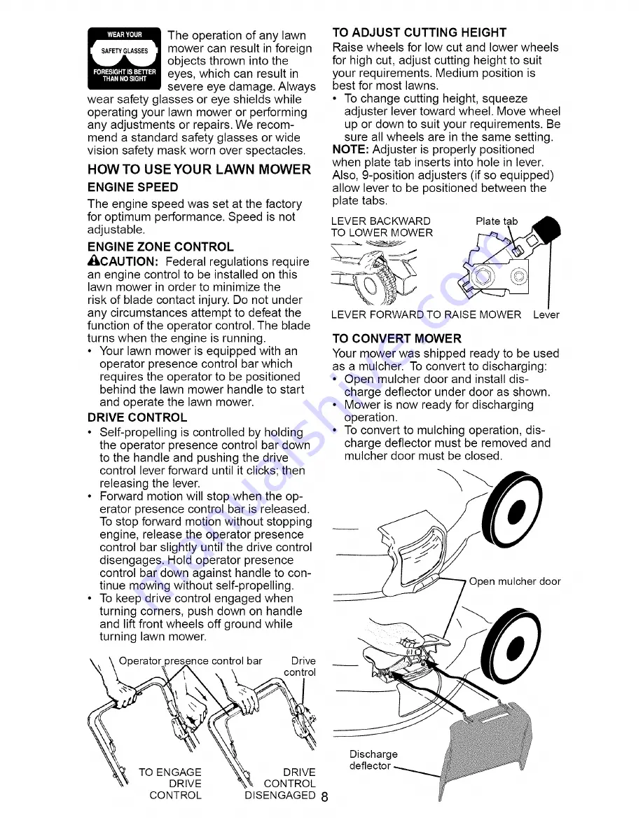 Craftsman 917.379203 Owner'S Manual Download Page 8