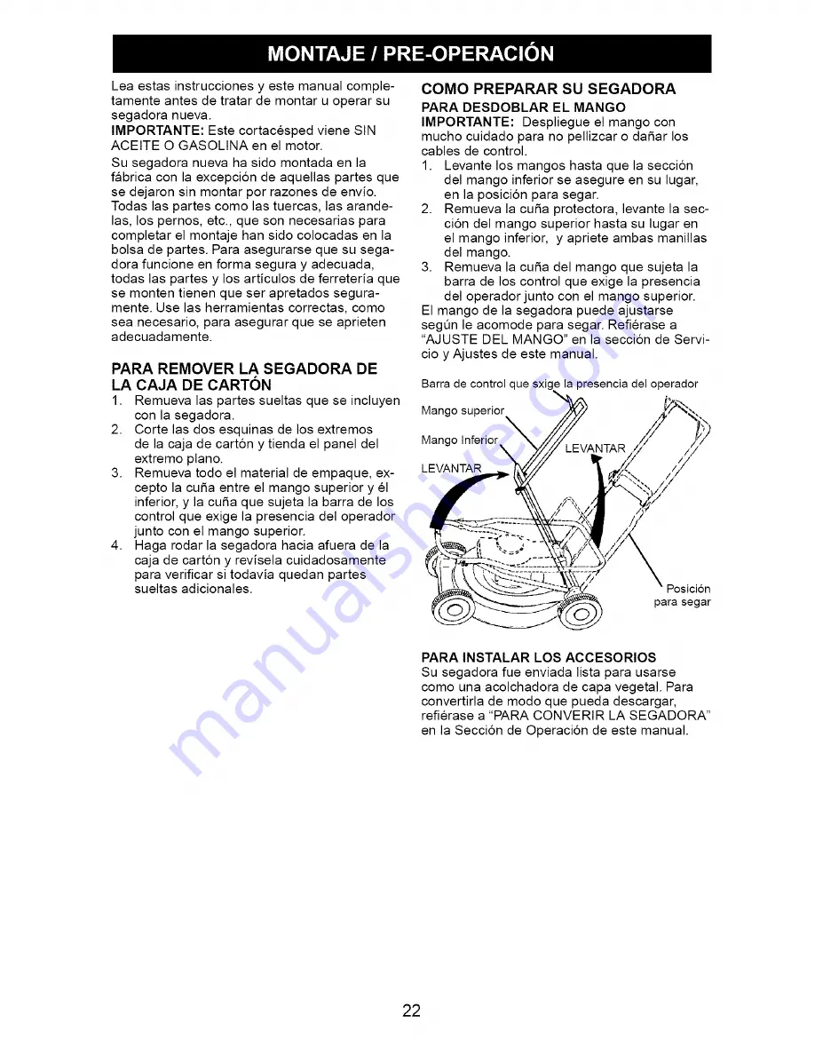 Craftsman 917.379203 Owner'S Manual Download Page 22