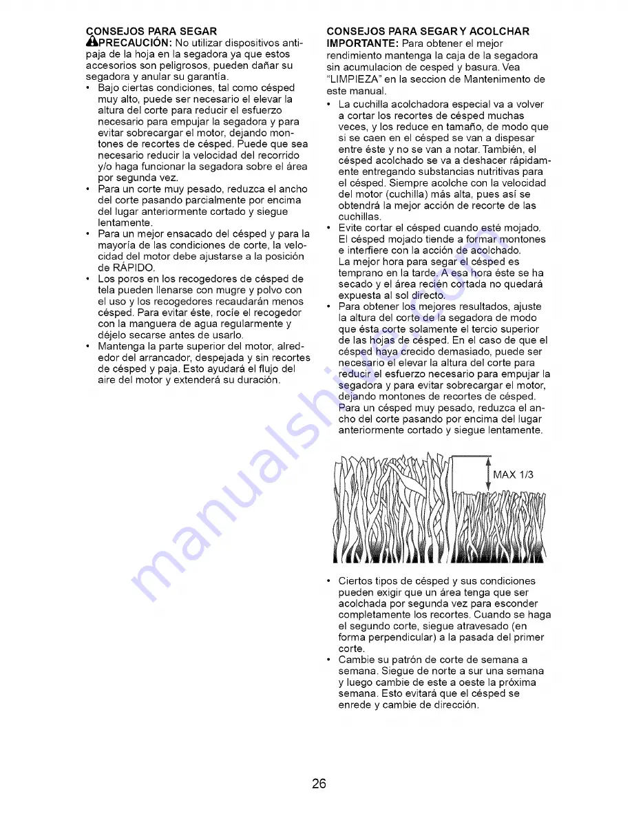 Craftsman 917.379203 Owner'S Manual Download Page 26