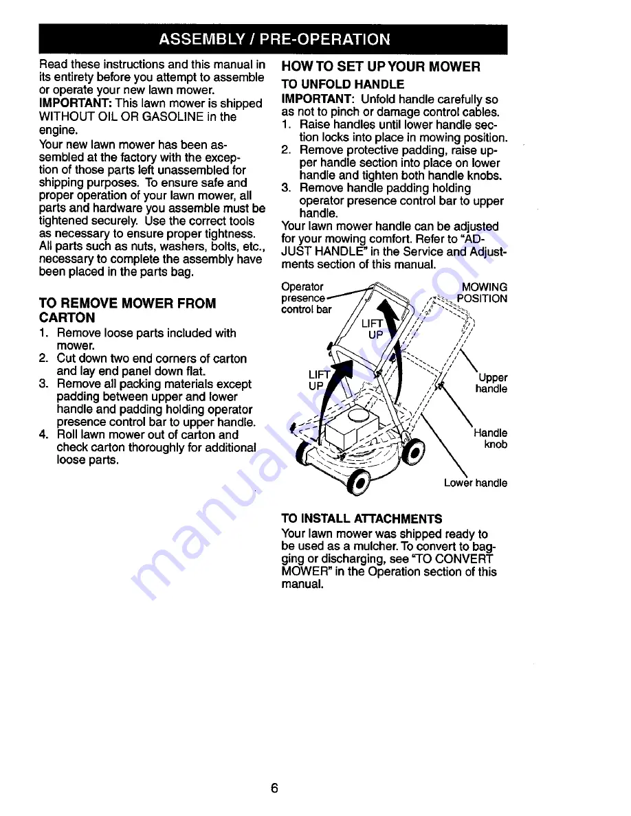 Craftsman 917.379371 Owner'S Manual Download Page 6