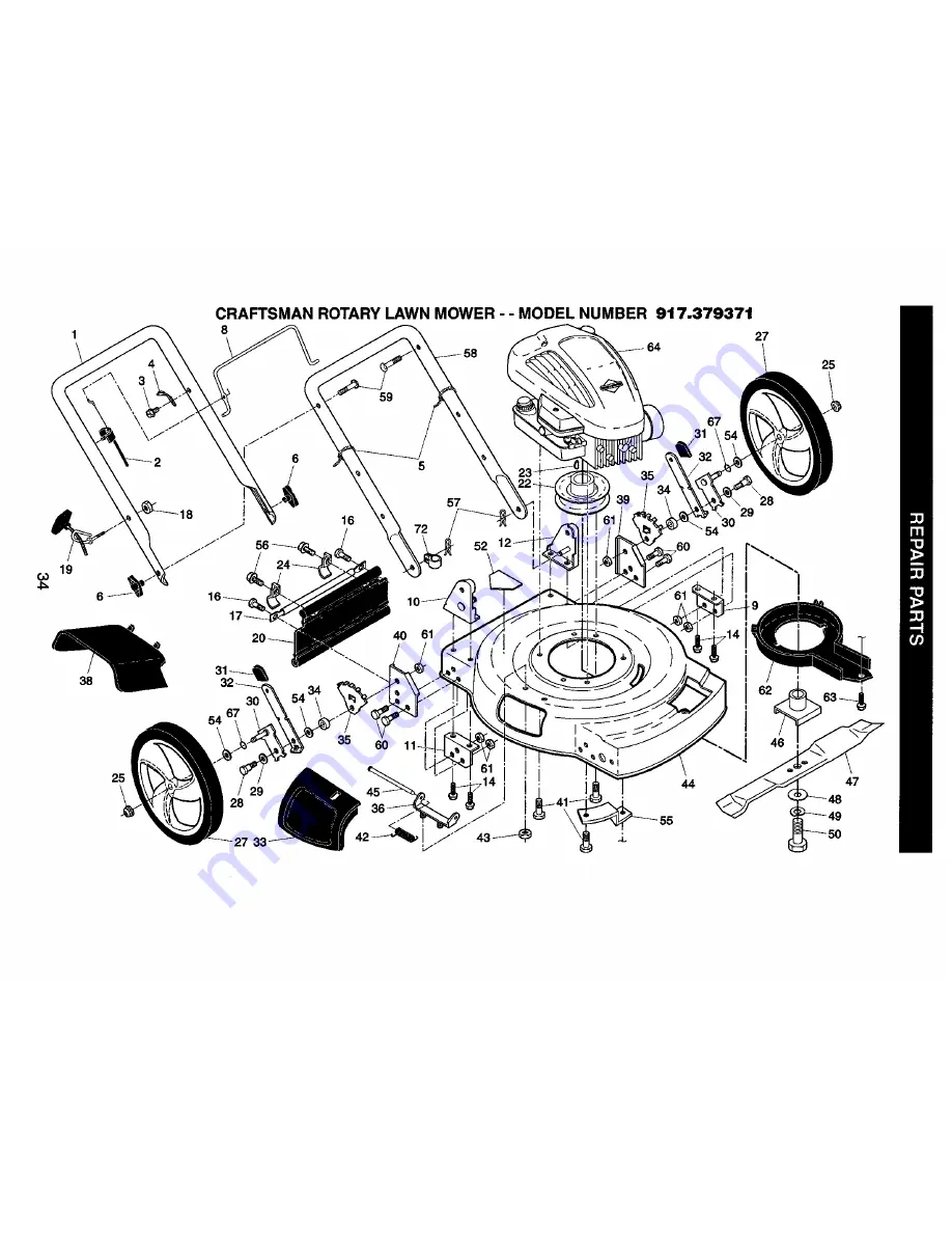 Craftsman 917.379371 Скачать руководство пользователя страница 34