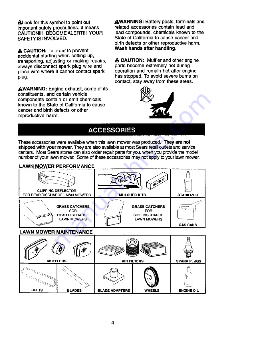 Craftsman 917.379441 Owner'S Manual Download Page 4