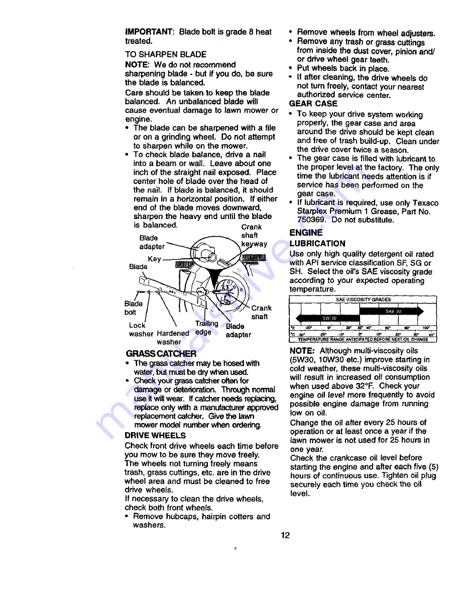 Craftsman 917.379591 Owner'S Manual Download Page 12