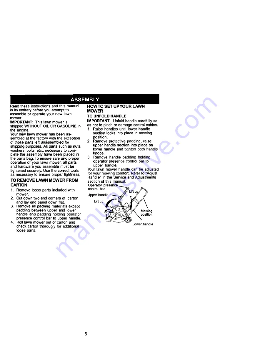 Craftsman 917.379600 Owner'S Manual Download Page 5