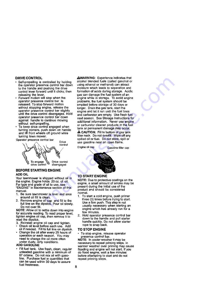 Craftsman 917.379600 Owner'S Manual Download Page 8