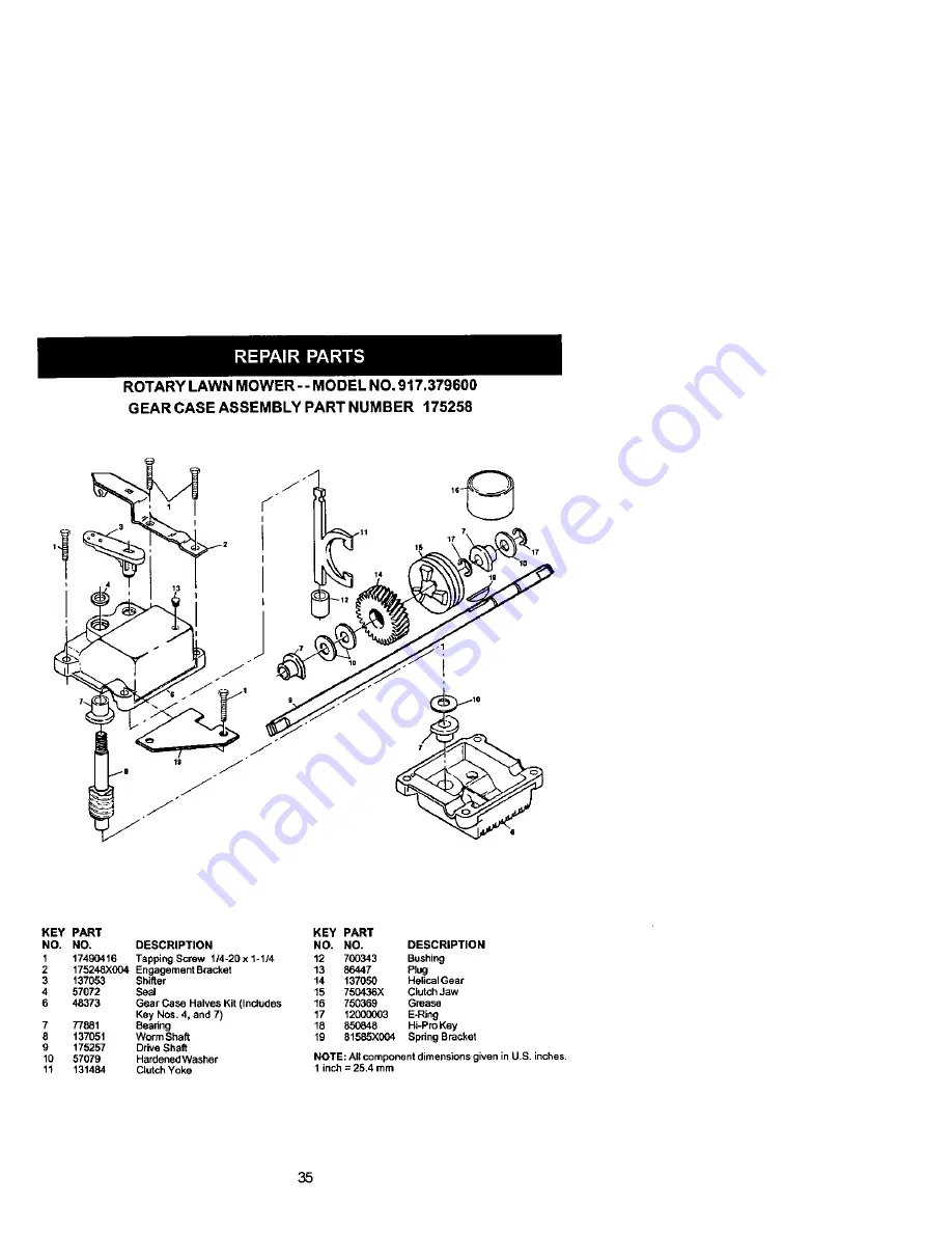 Craftsman 917.379600 Owner'S Manual Download Page 18