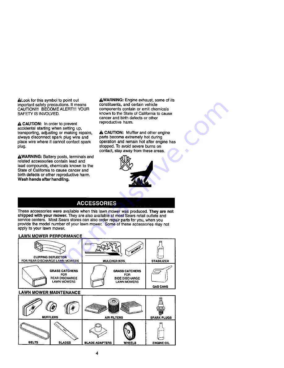 Craftsman 917.379611 Owner'S Manual Download Page 4