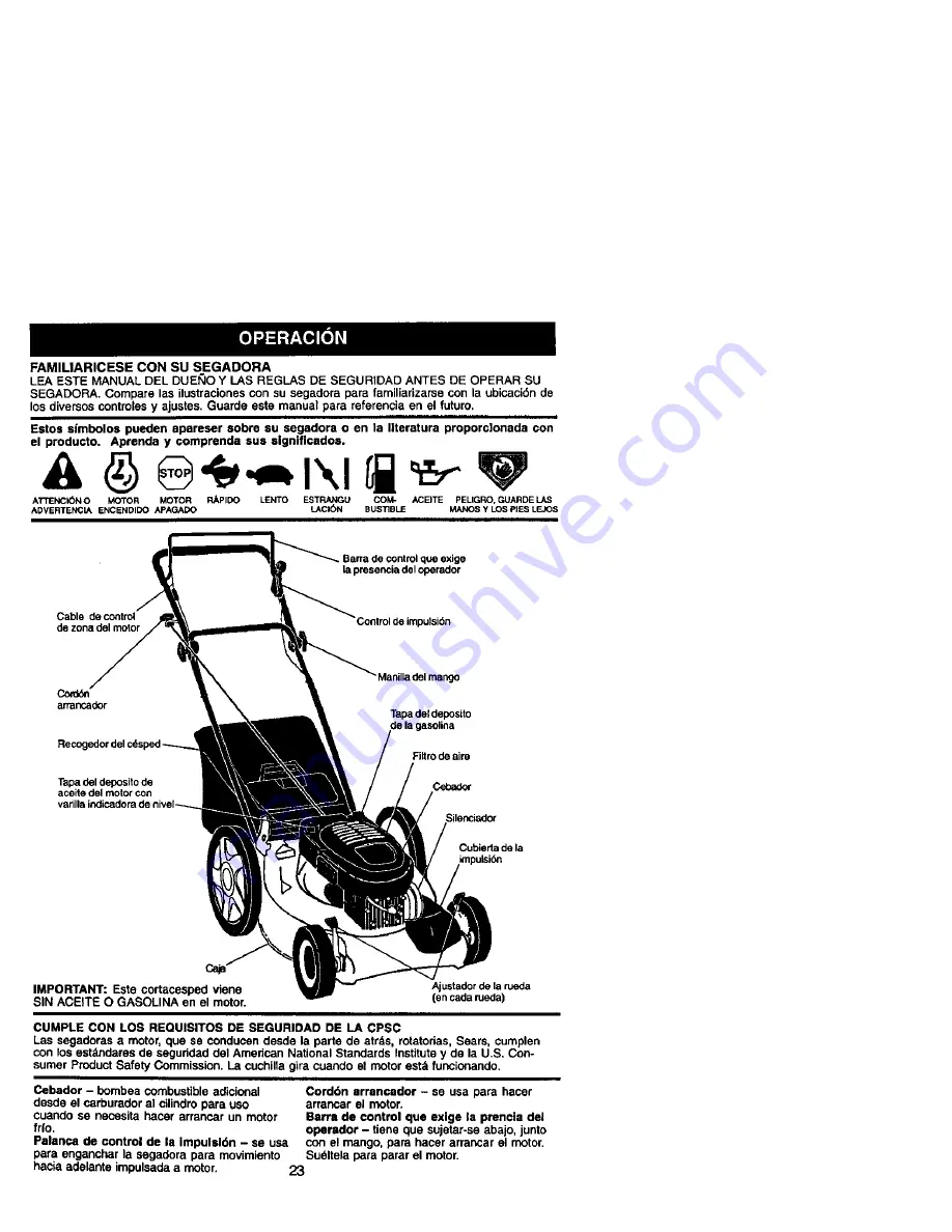 Craftsman 917.379611 Owner'S Manual Download Page 23