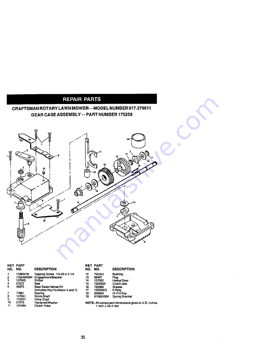 Craftsman 917.379611 Owner'S Manual Download Page 35