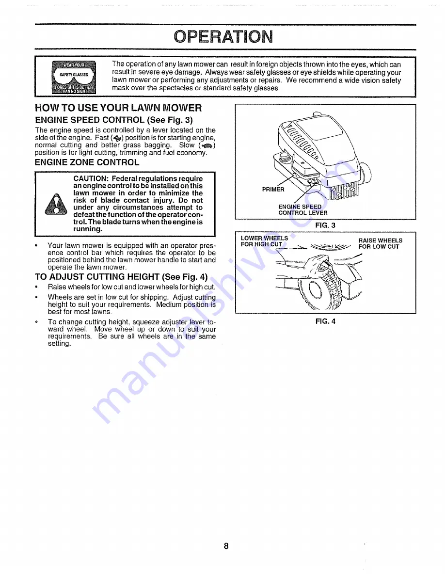 Craftsman 917.382830 Owner'S Manual Download Page 8