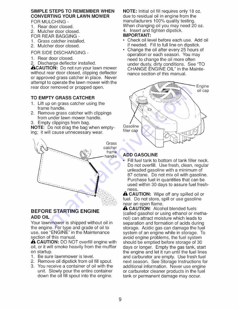 Craftsman 917.384430 Owner'S Manual Download Page 9