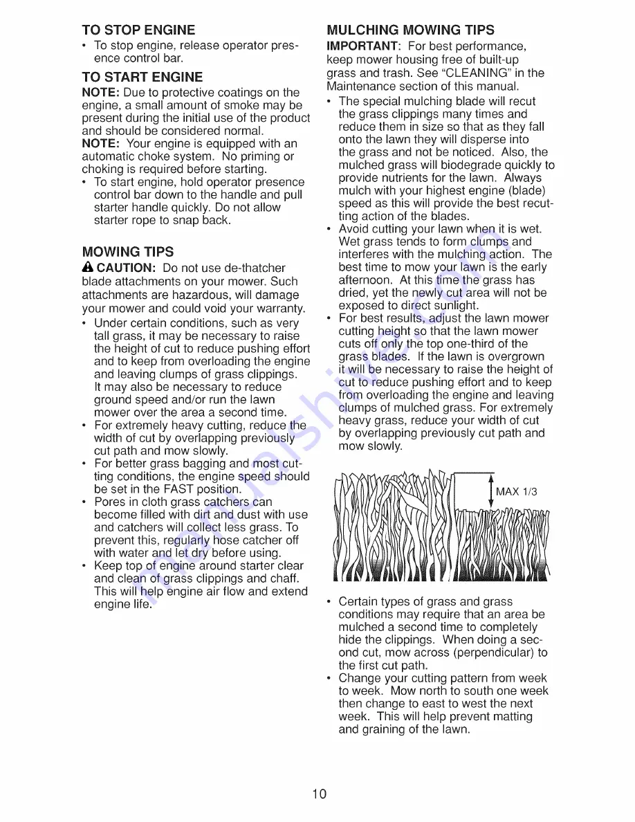 Craftsman 917.384430 Owner'S Manual Download Page 10