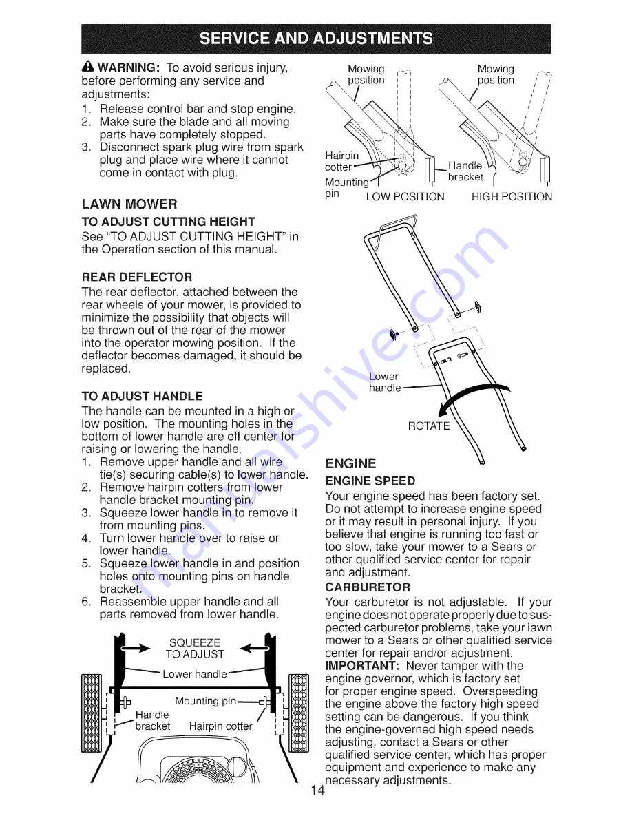 Craftsman 917.384430 Owner'S Manual Download Page 14