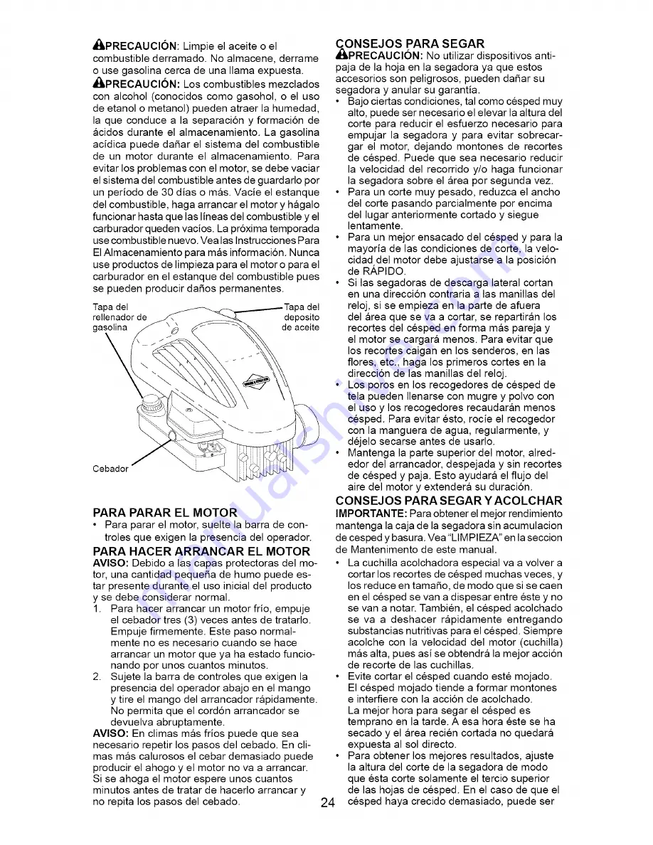 Craftsman 917.385122 Owner'S Manual Download Page 24